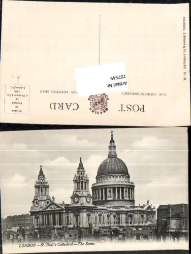 707545 London St. Paul Cathedral Dome pub J. Beagles e Co. 51
