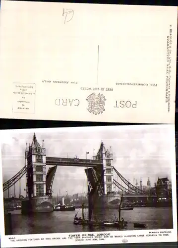 707568 London Tower Bridge Brücke pub Beagles Postcards 884 J