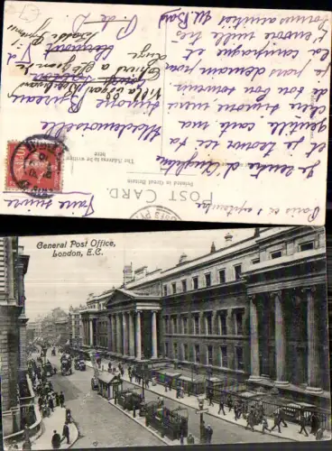 707597 London General Post Office Postamt Post