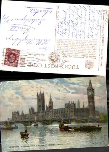 707602 Künstler AK London Houses of Parliament pub Raphael Tuck 3583