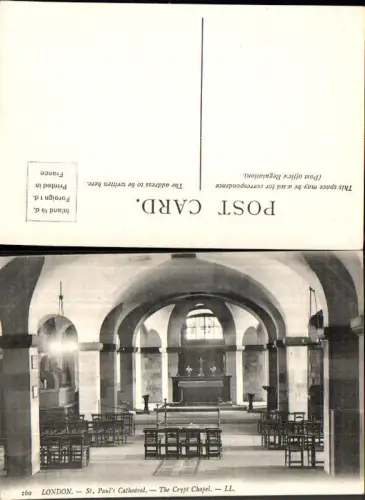 707613 London St. Paul`s Cathedral Crypt Chapel pub Lehnert e Landrock 160