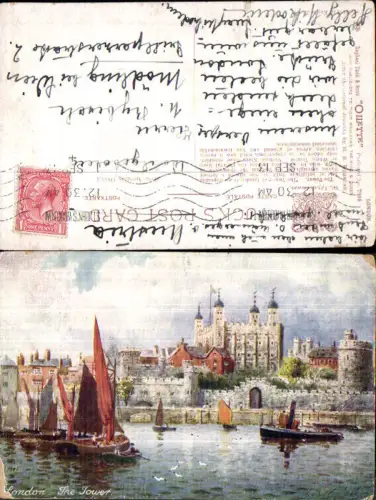707629 Künstler AK H. B. Wimbush London The Tower pub Raphael Tuck Sons Oilette 7968