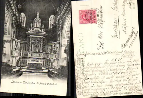 707641 London The Reredos St Paul Cathedral