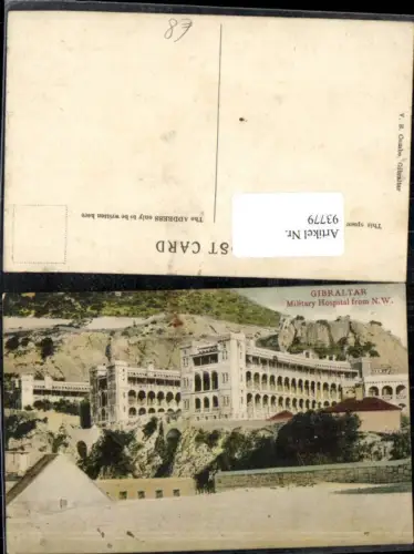 93779,Gibraltar Military Hospital Detailansicht Spanien