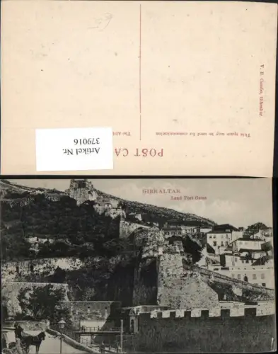 379016,Gibraltar Land Port Gates Stadtmauer