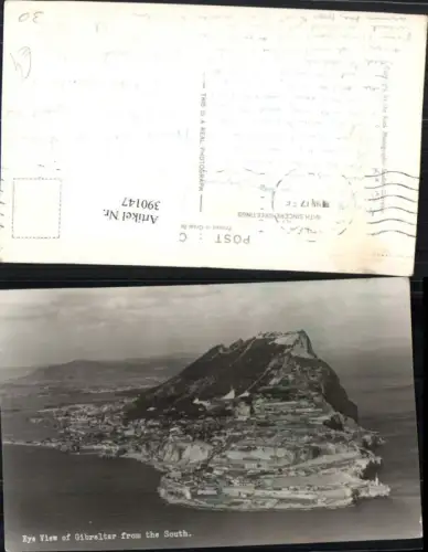 390147,Great Britain Gibraltar Eye View from the South Totale