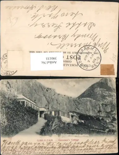 390155,Great Britain Gibraltar Governors Cottage Haus