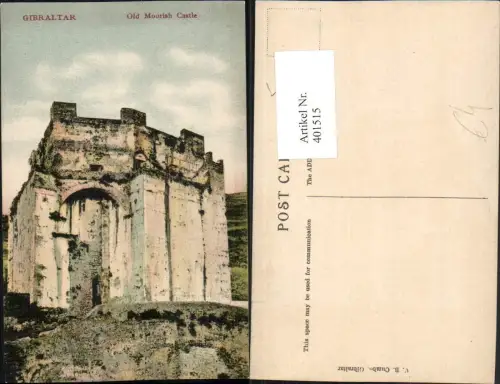 401515,Gibraltar Old Moorish Castle Burg