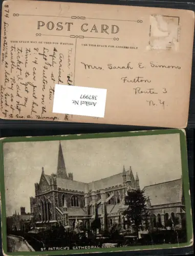 387997,Ireland Dublin St. Patricks Cathedral Kirche