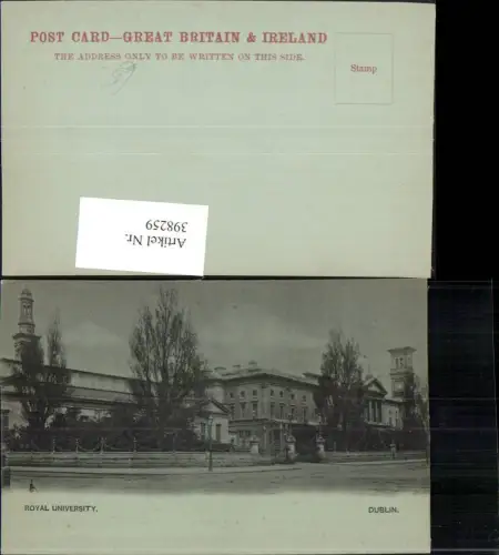 398259,Ireland Dublin Royal University Universität