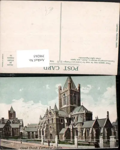 398265,Ireland Dublin Christ Church Cathedral Kirche