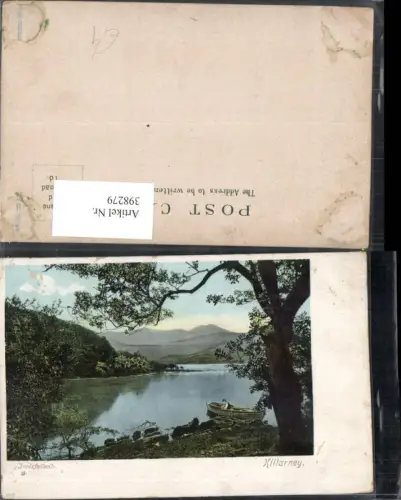 398279,Ireland Killarney Innisfallen See Ruderboot Bergkulisse