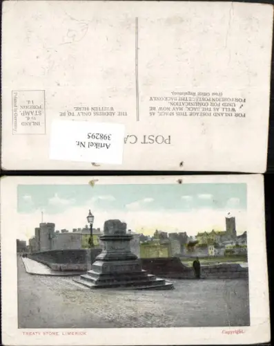 398295,Ireland Limerick Treaty Stone Stein