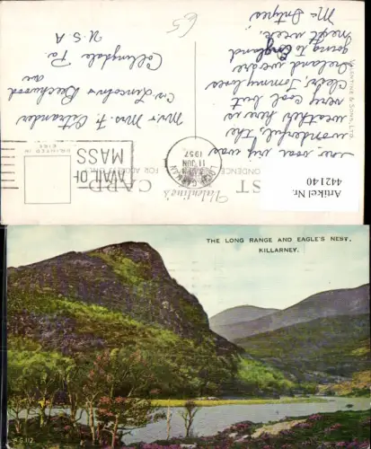442140,Ireland Killarney Long Range and Eagles Nest Bergkulisse