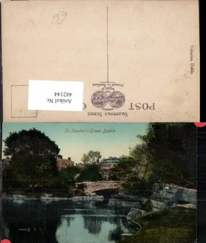 442144,Ireland Dublin St. Stephens Green Teich