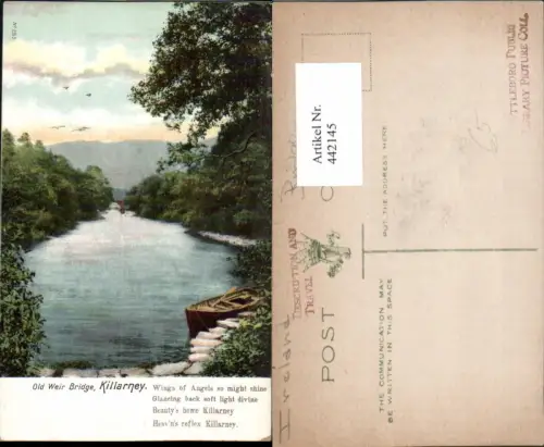442145,Ireland Killarney Old Weir Bridge Fluss