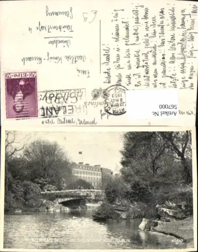 567000,Irland Dublin St Stephens Green and Shelbourne Hotel