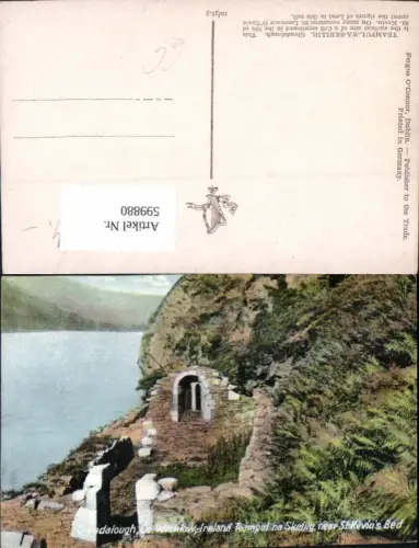 599880,Teampul-na-skellig Glendalough near Dublin Great Britain
