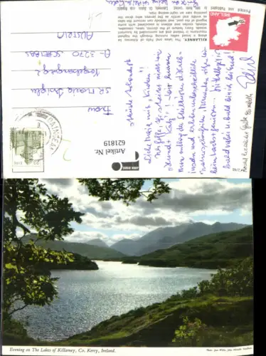 621819,Evening on The Lakes of Killarney Kerry Irland Ireland