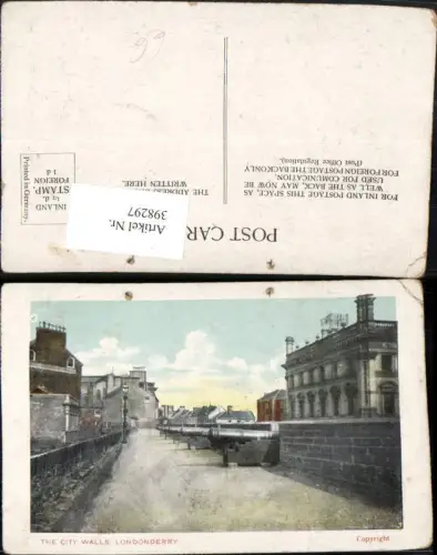 398297,Northern Ireland Londonderry Derry City Walls Stadtmauer Kanonen