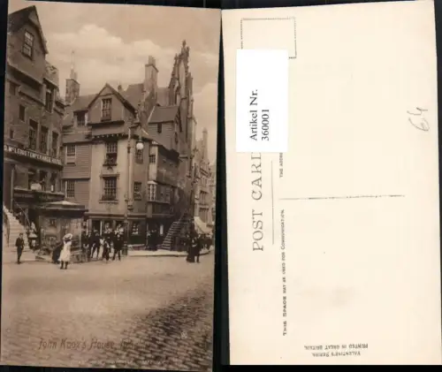 360001,Scotland Edinburgh John Knox House Haus Straßenansicht