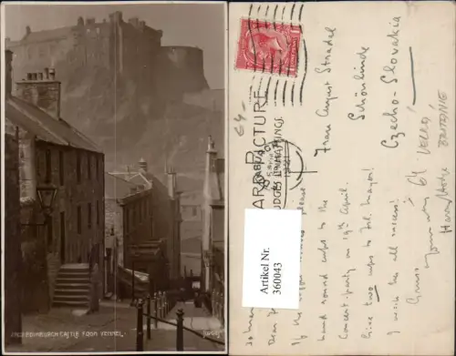 360043,Scotland Edinburgh Castle from Vennel Schloss Gasse