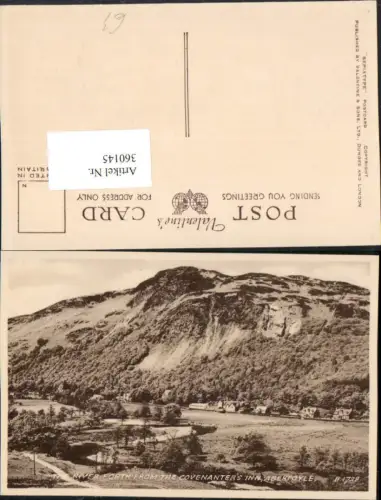 360145,Scotland Stirling Aberfoyle River Forth from the Covenanters Inn Bergkulisse
