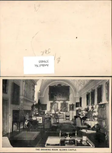 379405,Scotland Glamis Castle Schloss Drawing Room Innenansicht