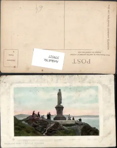 379527,Scotland Dunoon Highland Marys Statue Präge Passepartout