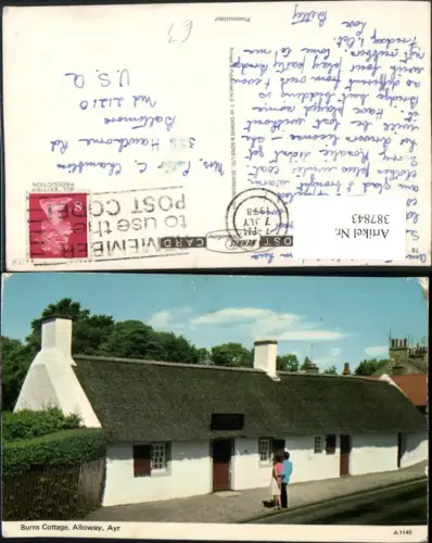 387843,Great Britain Scotland Ayr Alloway Burns Cottage Haus