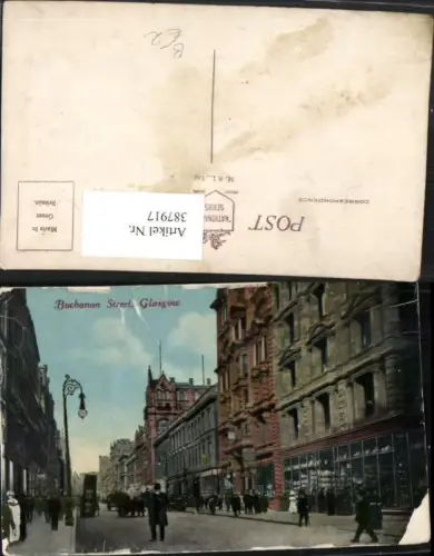 387917,Great Britain Scotland Glasgow Buchanan Street Straßenansicht