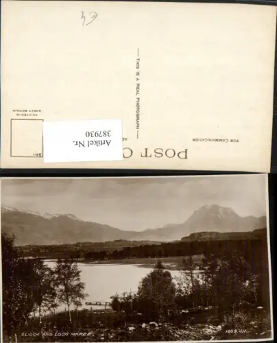 387930,Great Britain Scotland Slioch and Loch Maree See Bergkulisse