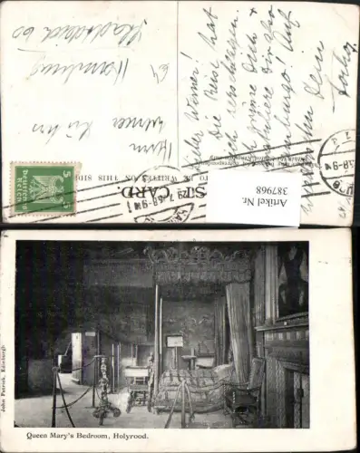 387968,Great Britain Scotland Edinburgh Holyrood Queen Marys Bedroom Bett