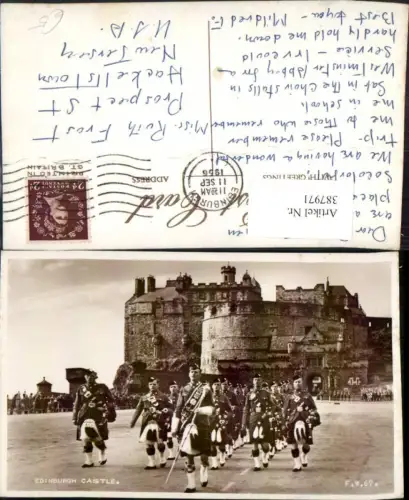 387971,Great Britain Scotland Edinburgh Castle Burg Wache Parade