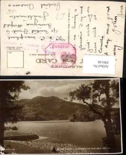 390148,Great Britain Scotland Ellens Isle Loch Katrine and Ben Venue See