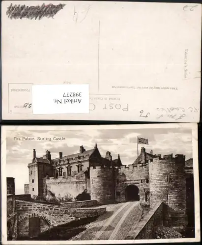 398277,Scotland Stirling Castle Palace Schloss
