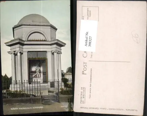 398327,Scotland Dumfries Burns Mausoleum