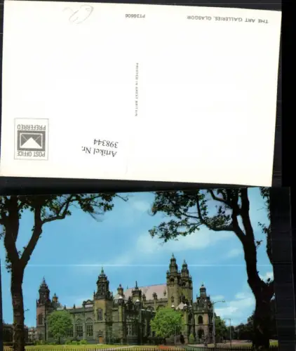 398344,Scotland Glasgow The Art Galleries Gebäude