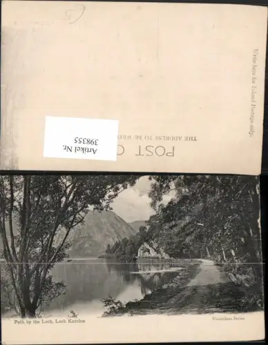 398355,Scotland Loch Katrine Path by the Loch See Wegpartie