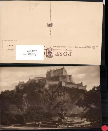 398357,Scotland Edinburgh Castle Burg Brunnen