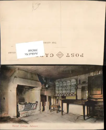 398360,Scotland Alloway Burns Cottage Interior Haus Innenansicht