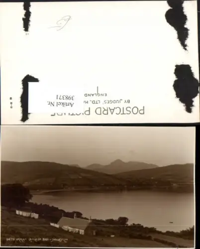 398371,Scotland Isle of Arran Lamlash Bay Bucht Bergkulisse