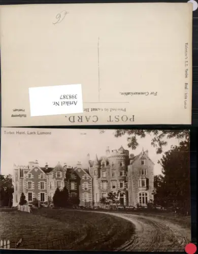 398387,Scotland Loch Lomond Tarbet Hotel