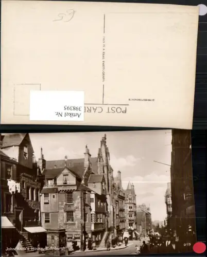 398395,Scotland Edinburgh John Knox House Straßenansicht