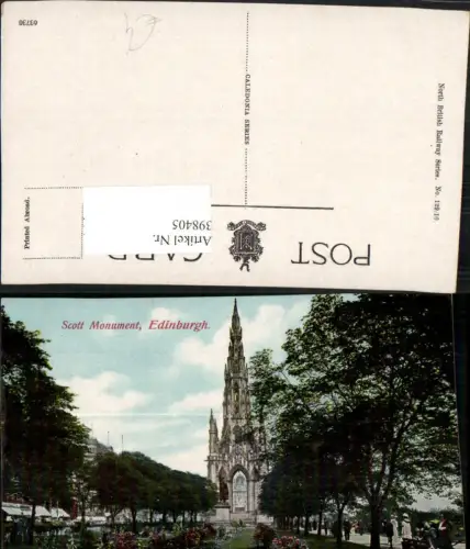 398405,Scotland Edinburgh Scott Monument