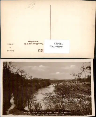 398413,Scotland Dumfries Burns Walk by the River Nith Fluss