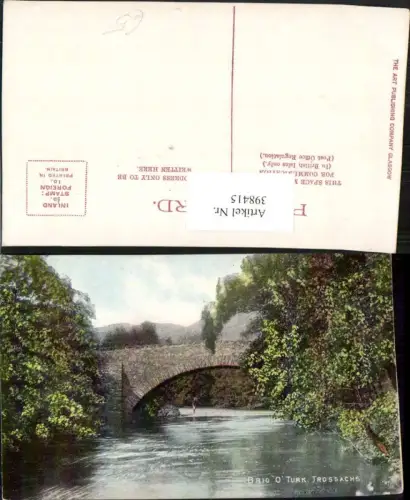 398415,Scotland Stirling Trossachs Brig o Turk Brücke