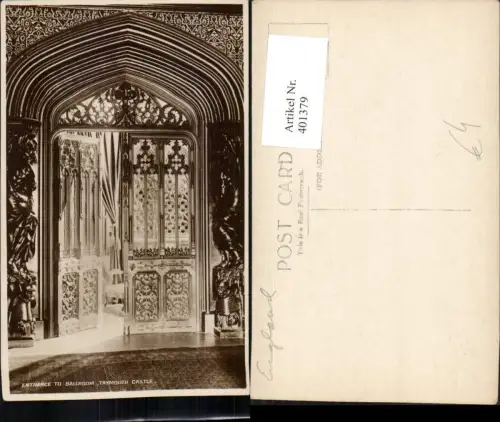 401379,Scotland Kenmore Taymouth Castle Entrance to Ballrom Schloss Tür