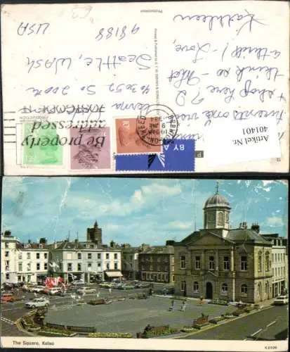 401401,Scotland Kelso Square Platz Rathaus