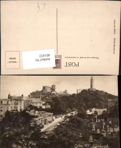 401452,Scotland Edinburgh Calton Hill Aussichtsturm